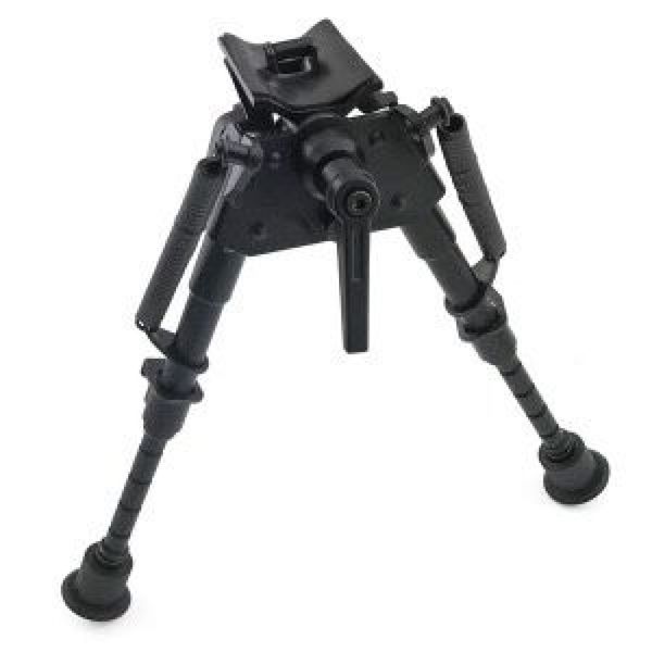 Сошки HARRIS BIPOD 6"-9" з качалкою кріплення на антабку чорні 43338 фото