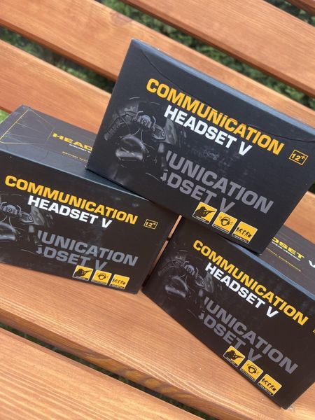 Тактичні активні навушники HEADSET на базі M32 з кріпленнями для шолому мультикам 39890 фото